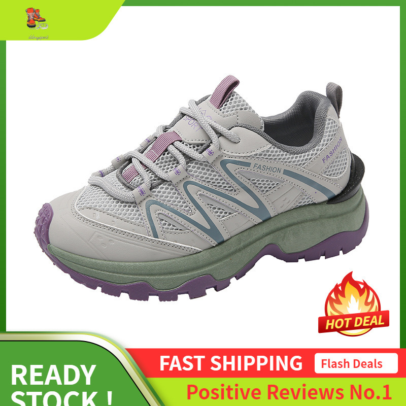 Ddmysports Ins Korean Version New Dad For Women Autumn Student Running Sports Thick Soled Height Increasing Casual Shoes BN OUTDOOR
