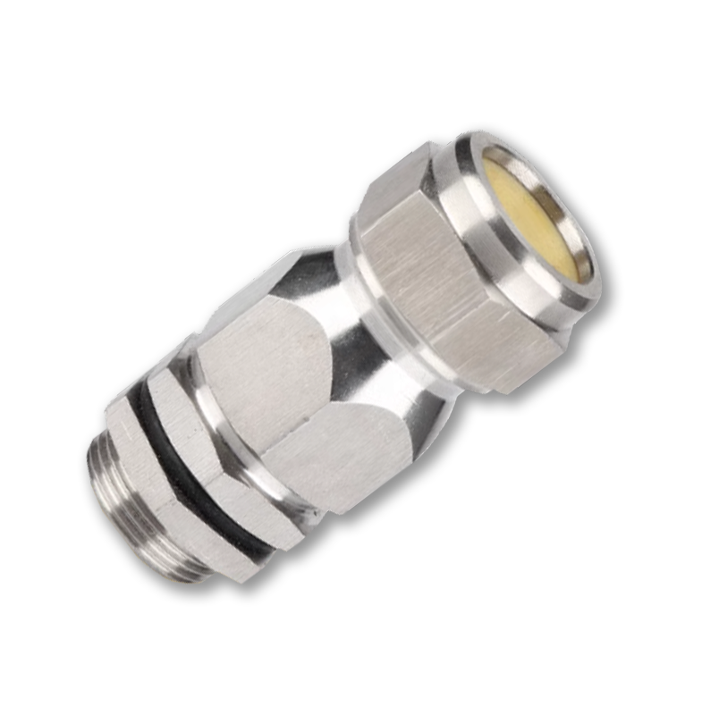 Durable 304 Stainless Steel Armored Gland with Sealant Properties for Robust Electrical Connections