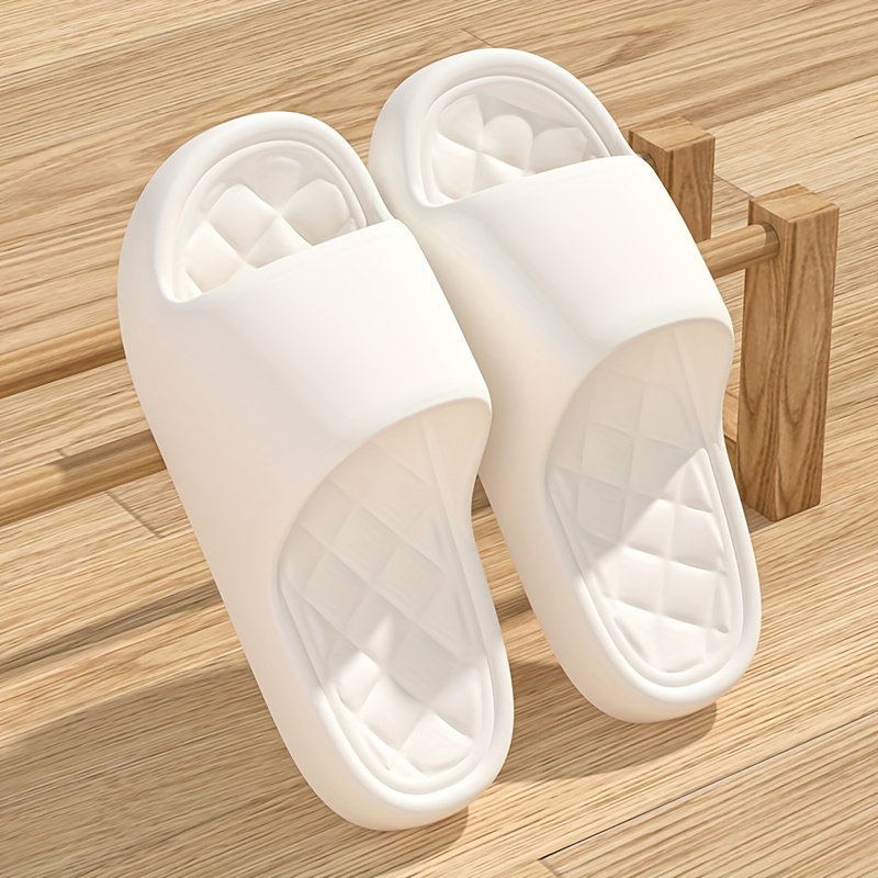 Cozy EVA Slides - Soft, Breathable, and Comfortable Indoor Shoes for All Seasons - Easy Slip-On Design, Solid Color, and Anti-Slip Sole