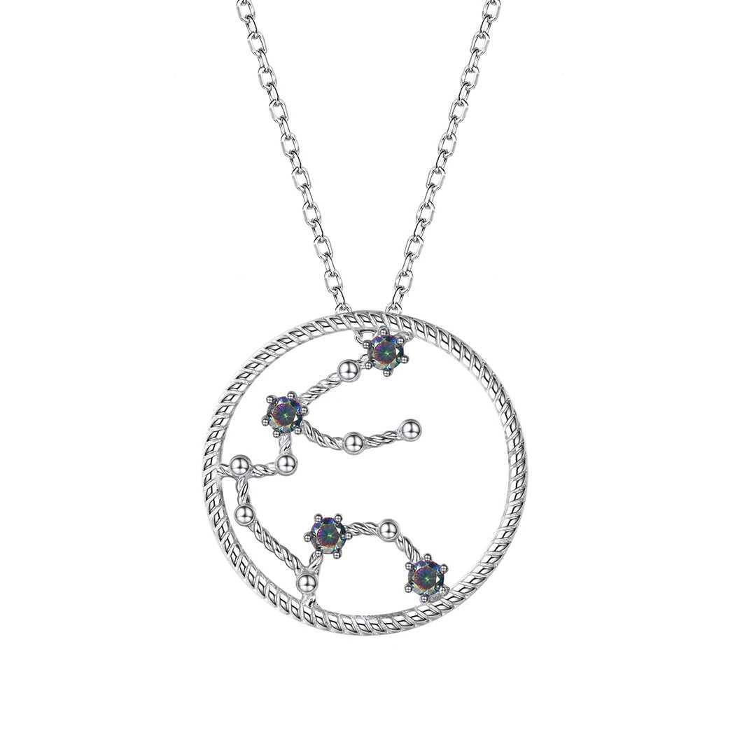 ChainsPro 925 sterling silver zodiac pendant for birthdays zodiac jewelry for girls daily gift necklace for women P640 W240828