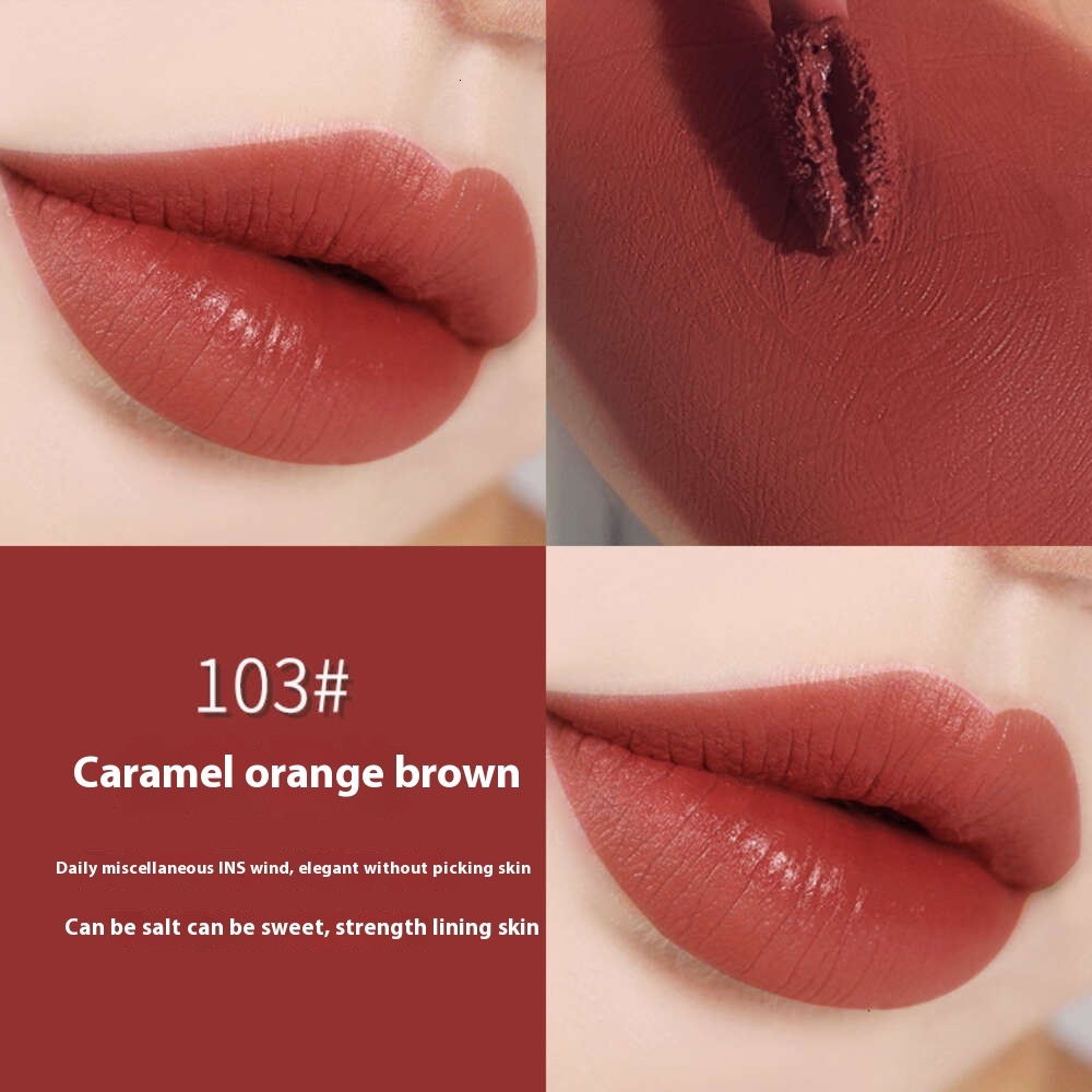 Stay Put Wowwoo Woody Velvet Lip Stain - Non-Fading Bare Lipstick Shade