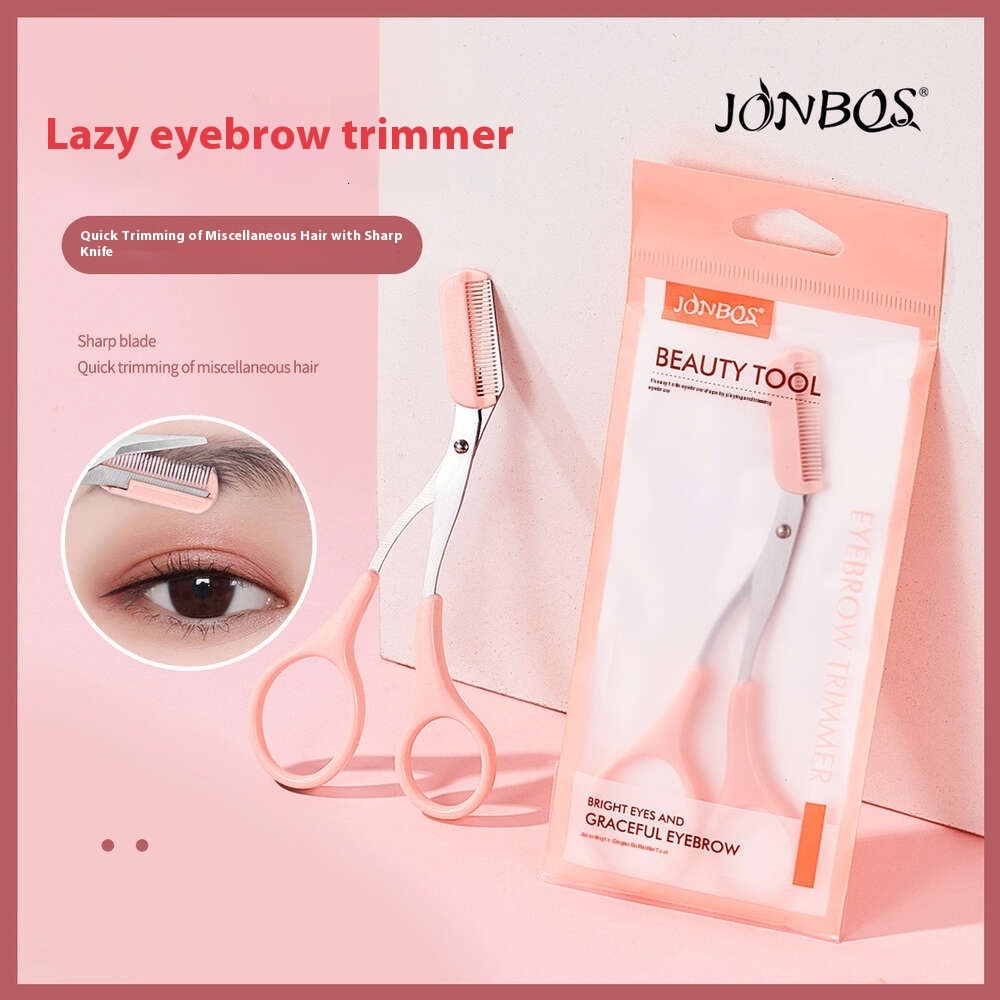 Jonbos Professional Women's Brow Tweezer Set Comb Included for Perfectly Arched Brows