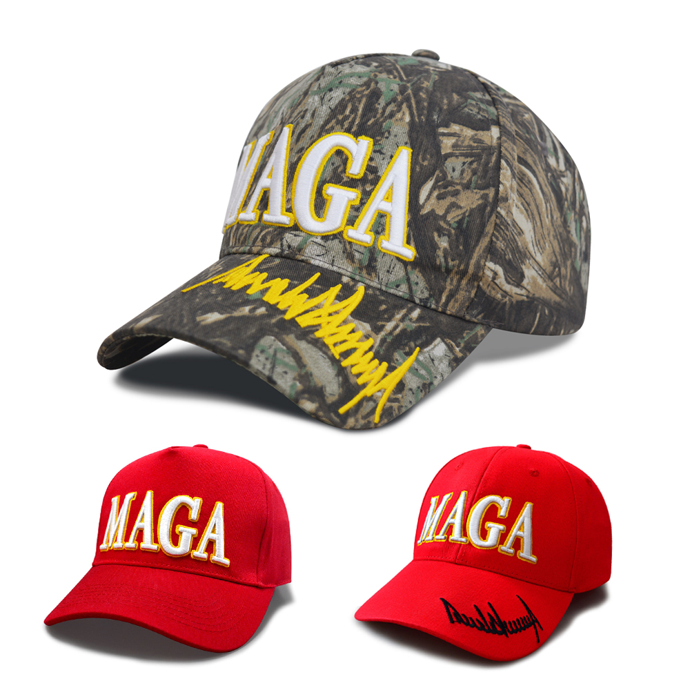 High Quality Cotton MAGA Baseball Caps Adjustable Sport Cap embroidery Make America Great Hat