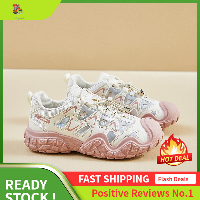 Ddmysports Ins Korean Version New Dad Shoes For Women Summer Student Running Sports Leisure Hollow Breathable Street Shot LD OUTDOOR