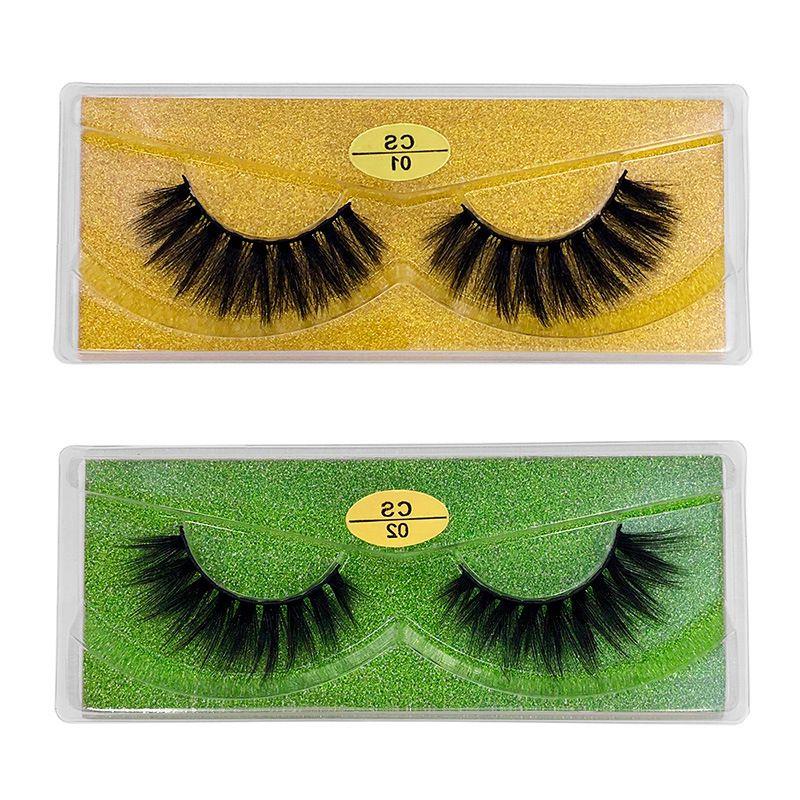 Mink Eyelashes Bulk Wholesale mix 10 styles Pack Natural Thick False Lashes Handmade Makeup Cotton stalk soft Lengthen Ewgga