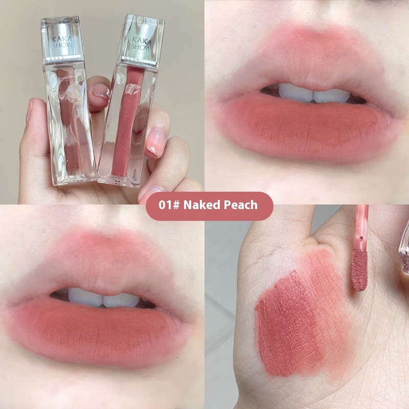 Affordable Kakashow Matte Mist Lipstick with Clear Sheen - Long-Lasting and Nourishing Formula