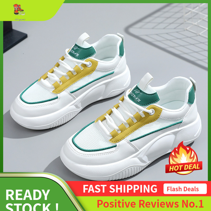 Ddmysports K Mesh Board For Women In Spring And Summer Breathable Thick Sole Height Increasing Versatile Casual S Shoes OUTDOOR