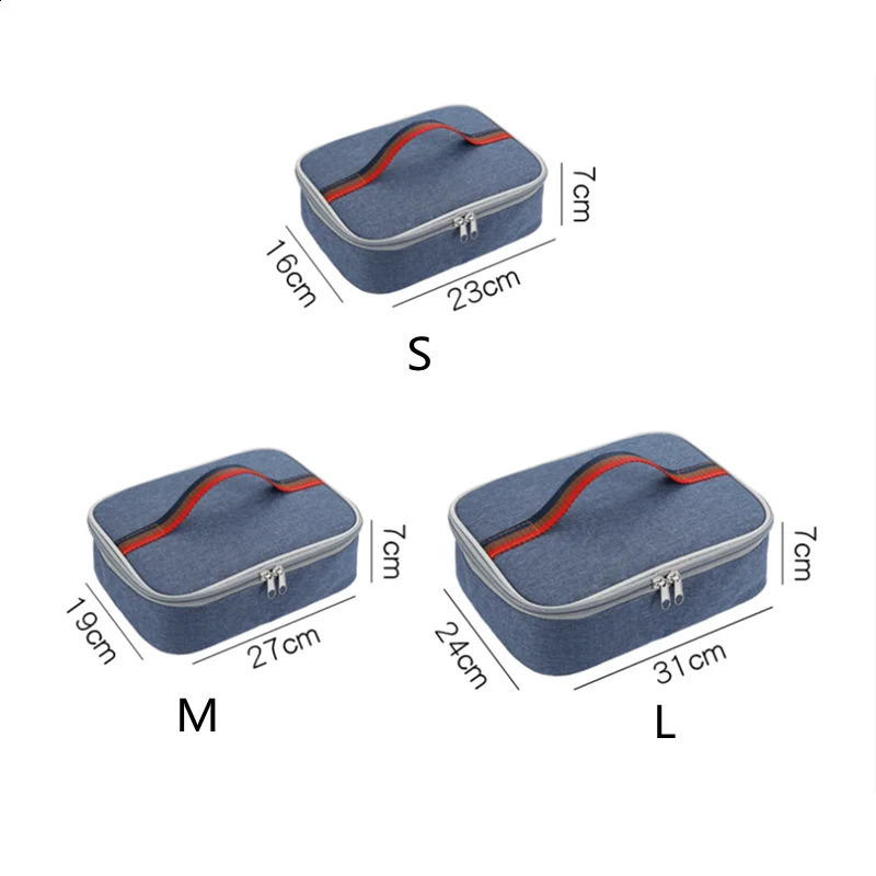 Portable cooler pack ice lunch box insulation picnic bag women girls children Bolsas de Almuerzo 240828