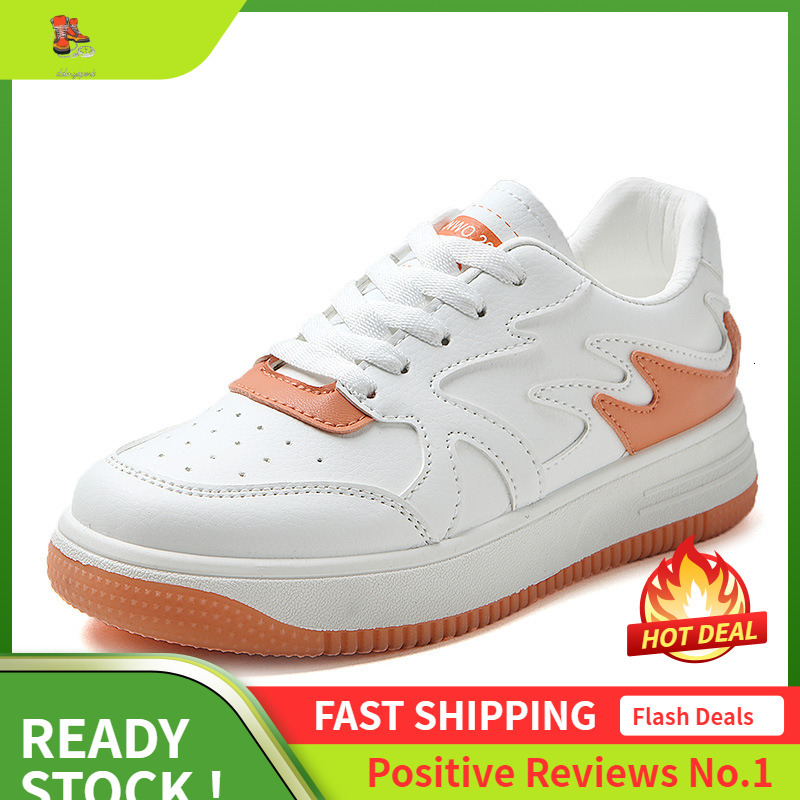 Ddmysports Thick Soled Small White For Women Spring Casual Fashionable Student Board Shoes Breathable And Versatile Height Increasing OUTDOOR