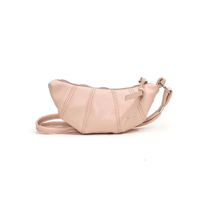 Niche design, high-end mini cowhorn bag in 2024, new exquisite hand-held strap, zero wallet for women