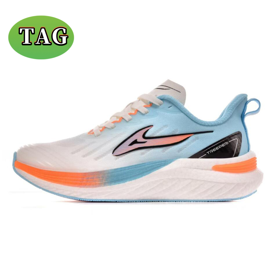 Designer Treeperi Wave Maker Running Shoes for Men Women Carbon fibre Speed white blue peach green womens outdoor sneakers mens athletic trainers size