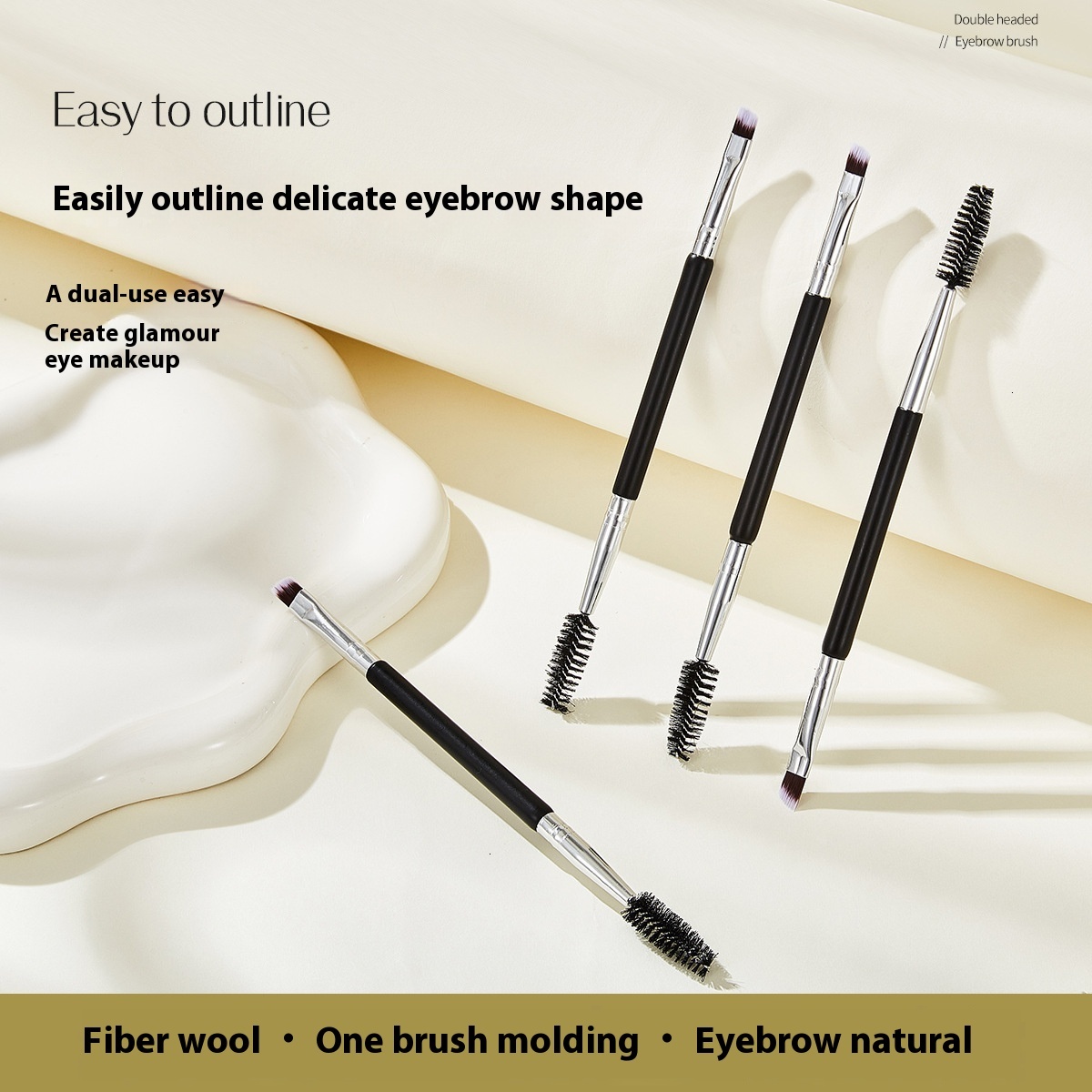 All-In-One Beauty Combo from JONBOS: Precision Brow Shaper with Integrated Lash Extension Brushing Functionality