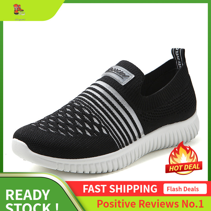 Ddmysports Breathable Mesh Spring And Autumn Leisure New Style Elderly Lazy Sports One Step Single Shoe Versatile OUTDOOR