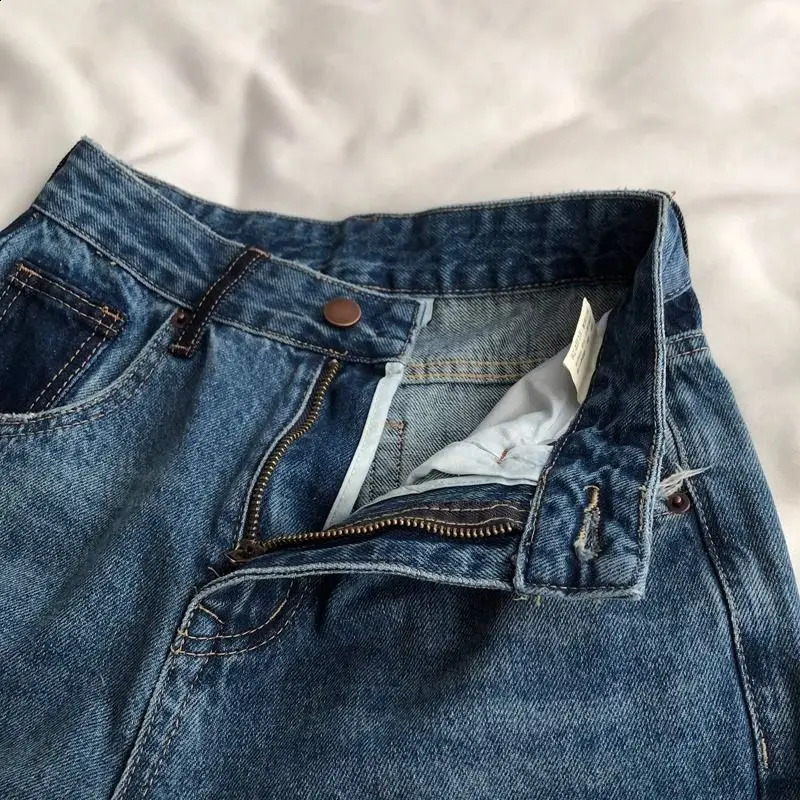 American street hip-hop men and women trend for summer couples washing straight leg jeans simple retro loose casual pants y2k 240829