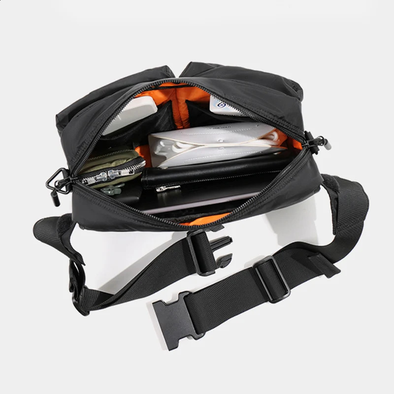 Waist Pack Black Sling Sport Bottle Bagpack Female Multifunctional Travel Bag Phone Key Bag Chest Bag Crossbody Bags For Men 240829