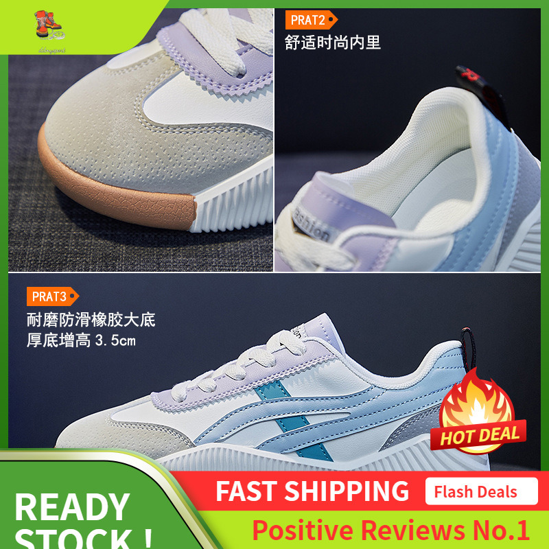 Ddmysports Instagram Korean Version Of Little White For Women Spring New Versatile Student Board Eightening Matsuke Casual Shoes CQ OUTDOOR