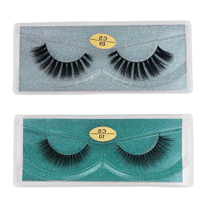 Mink Eyelashes Bulk Wholesale mix 10 styles Pack Natural Thick False Lashes Handmade Makeup Cotton stalk soft Lengthen Ewgga