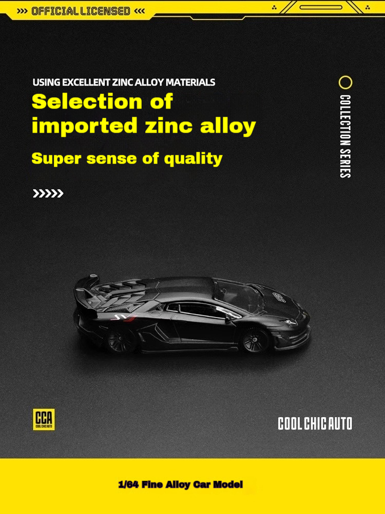 CCA 1:64 Alloy Motel Car Model Mini Shock-Absorbing Matchbox Pocket Car Boys And Children's Toy Car AUDI GR And So On