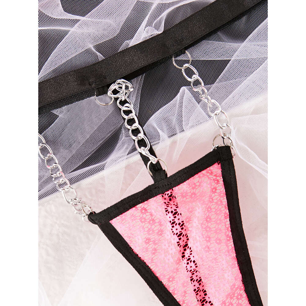 Mesh For Women Transparent Porno Underwear Bra Set And Panty gerie Sexy Hot Erotic Sleepwear
