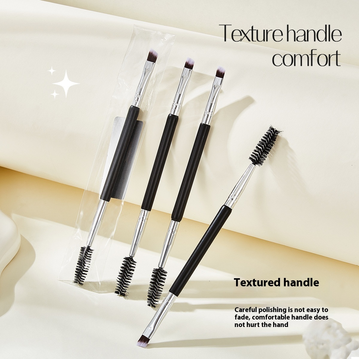 All-In-One Beauty Combo from JONBOS: Precision Brow Shaper with Integrated Lash Extension Brushing Functionality