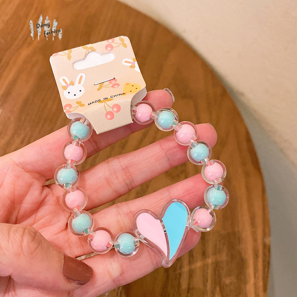 Cartoon Children's Princess Jelly Beaded Cute Girl Baby Student Bracelet Jewelry F08.30-1.5 6cb0a