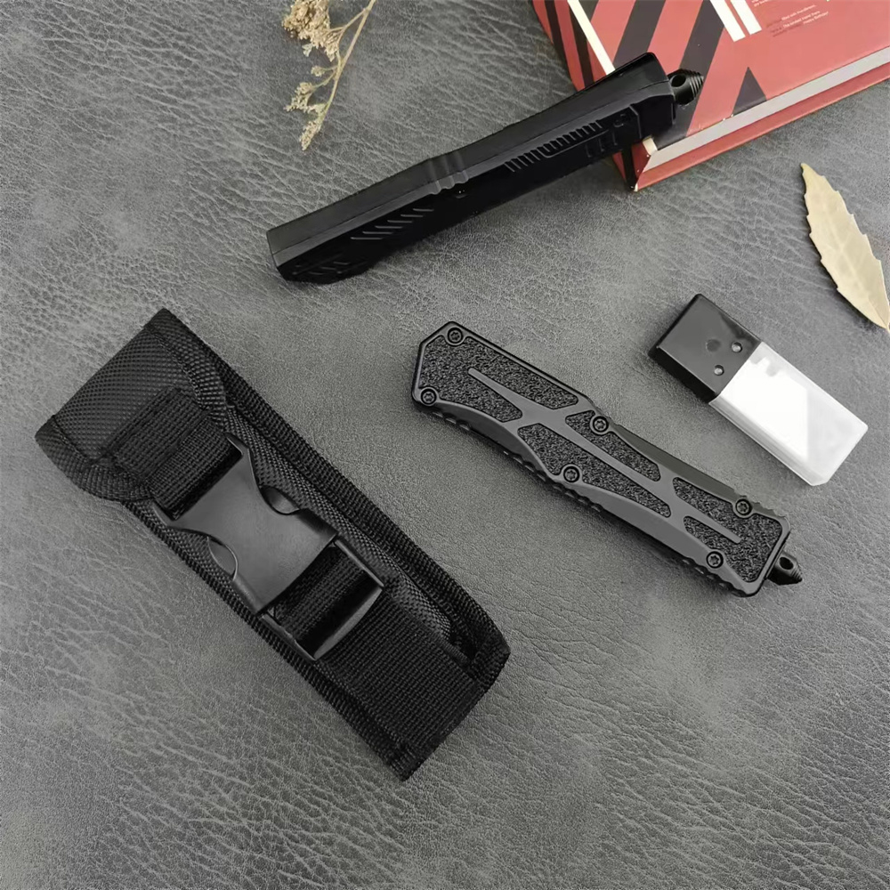 High Quality OTF EDC Pocket Knife 440C Blade Zinc Alloy Handle Outdoor Rescue Survival Tacticals Self Defense Hunting Camping Tools 3300 3400 4850 900