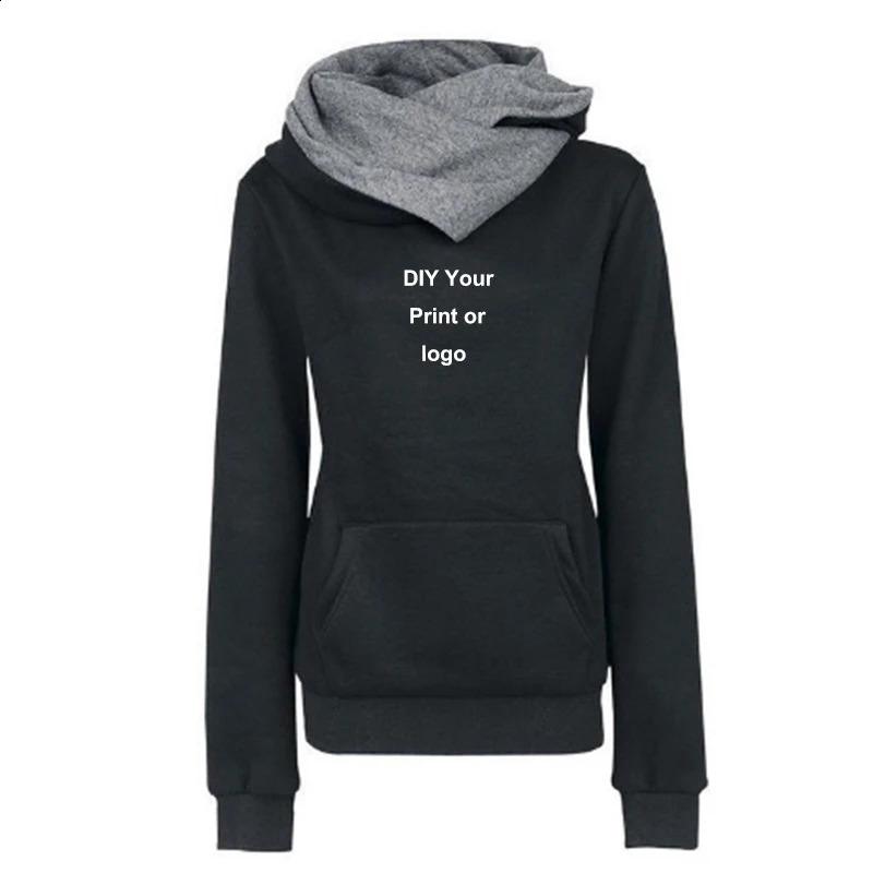 Womens Customized Pure Hoodie Sportswear Clothing Casual Zipper Top 240827