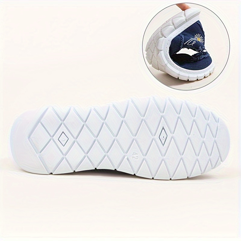 Men's Trendy Slip On Loafer Shoes Non Slip Canvas Low Top For Outdoor Walking Hiking Jogging All Seasons Vacation