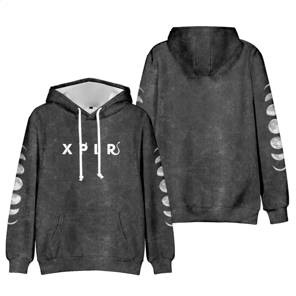 Y2K Sam And Colby Hoodie XPLR Hell Week 22 Cloud Sweatshirt Red Tie Dye Pullover Streetwear Clothing Fashion Casual Truck 240828
