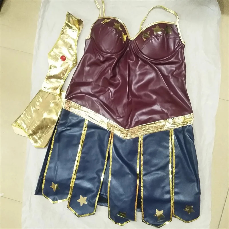 Wonder Woman Costume for Women Corset Dress Halloween Cosplay Costume Carnival 240828