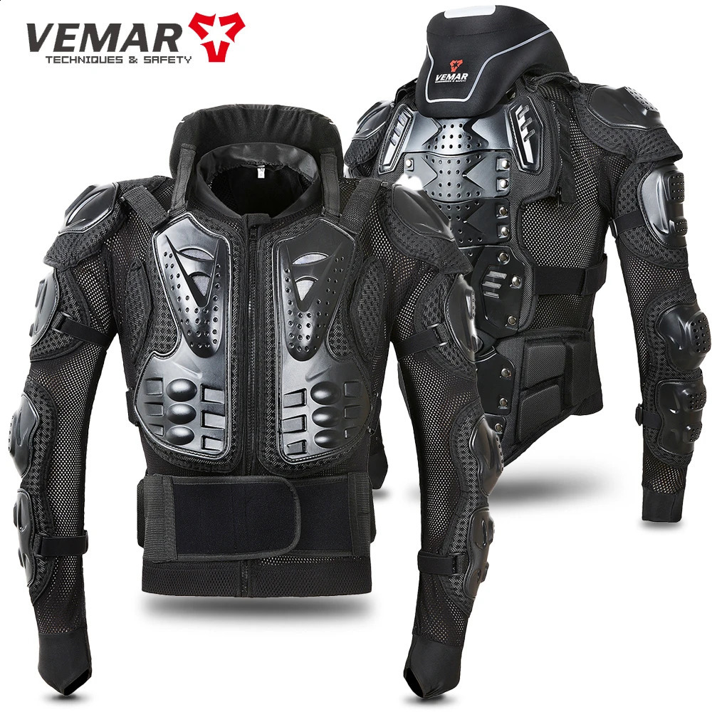 Top Quality With Armor Coat Motorcycle Jacket Summer Men Women Moto Jacket Riding Racing Gear Full Body Motocross Armor Jacket 240829