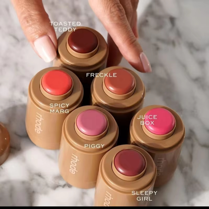 High Quality Pocket 5.3g Face Cheek Makeup Long Lasting Blush Stick Beauty Cosmetics 6 Color Piggy Freckle Toasted Teddy Sleep Girl Juice Box Fast Del