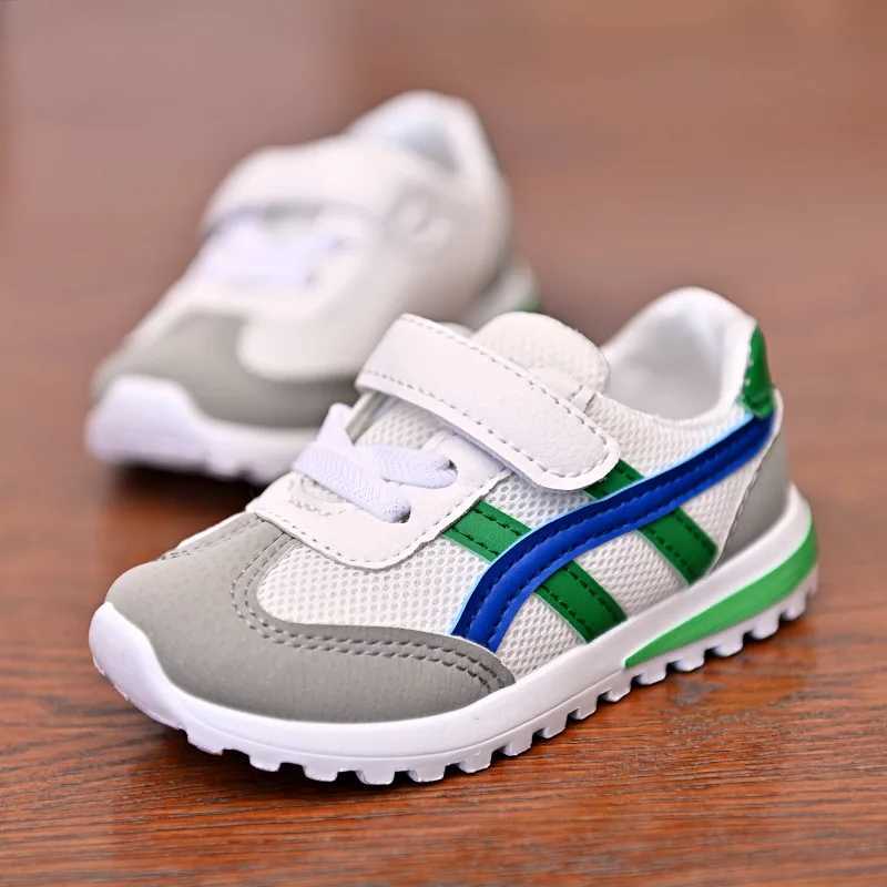 Childrens sports shoes with soft mesh sole anti slip casual fashionable breathable childrens school shoes all season sports shoes W250318