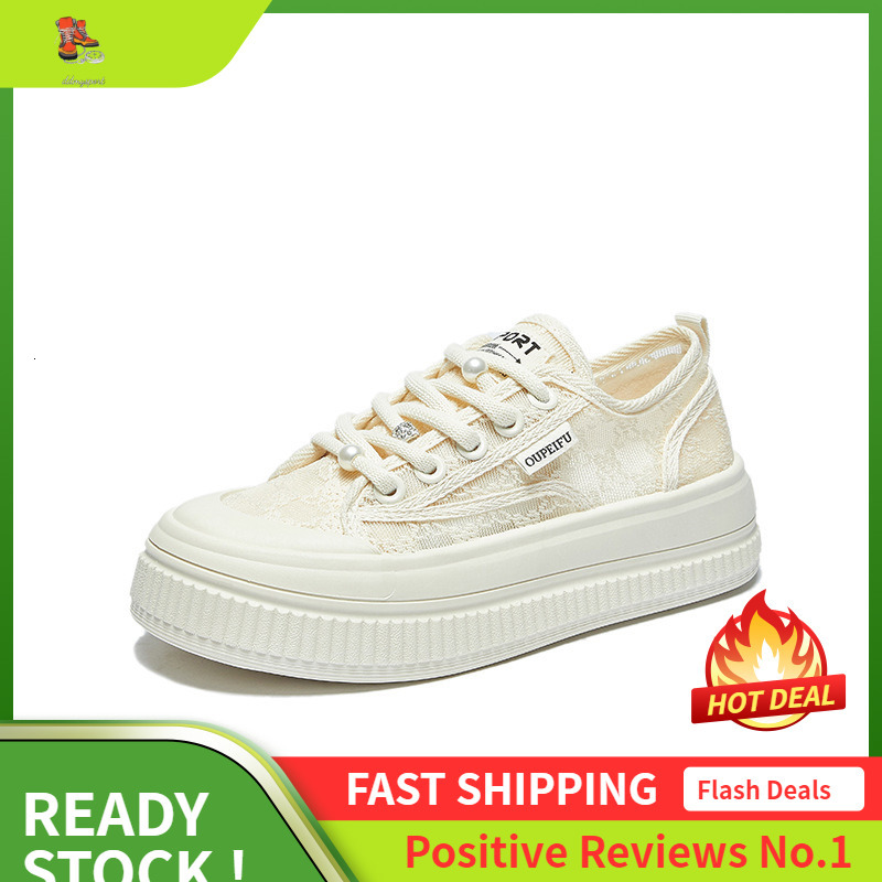 Ddmysports Summer Mesh Canvas New Female Students Thick Sole Elevated Sports Board Casual Shoes Breathable XFF OUTDOOR