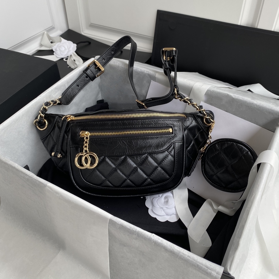 10A designer bag autumn and winter new waist bag fashionable chest bag crossbody bag shoulder bag chain adjustable AS1077