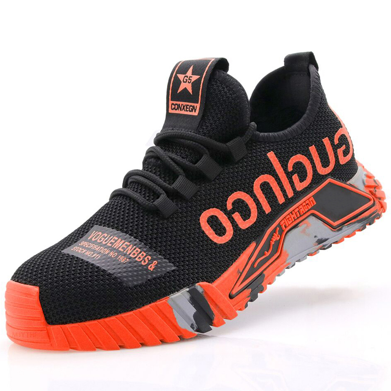 2025 new Sports Fashion Work Boots Puncture-Proof Safety Men Steel Toe Security Protective Shoes Indestructible 2977