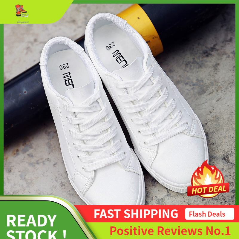 Ddmysports New Spring Lace Up Flat Leather Canvas White Board Women Casual Shoes For OUTDOOR