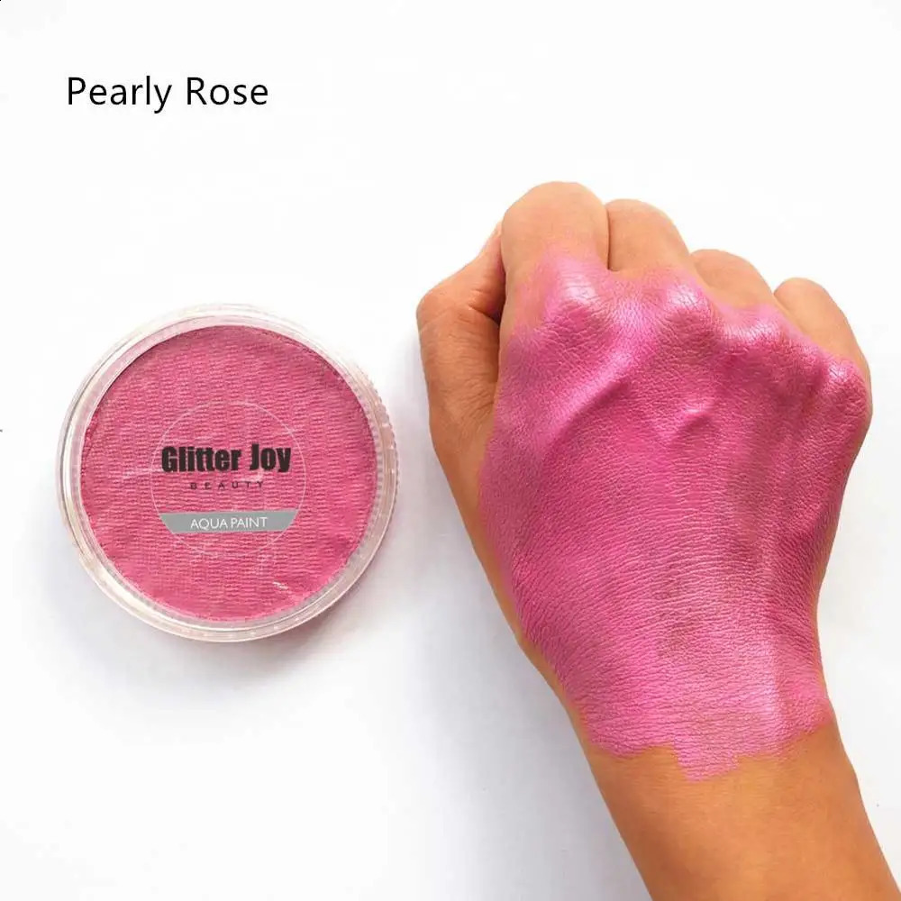 Pearl Rose 30g/pc water-based professional makeup painting used for festivals and Halloween 240829