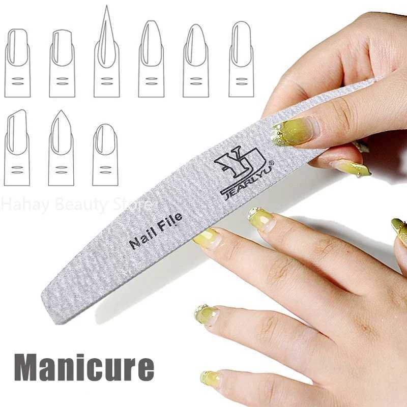 Nail file mixed colors Limas 80/100/150/180/240 grit professional sandpaper keratin layer removal buffer file manipulation toolset W240829