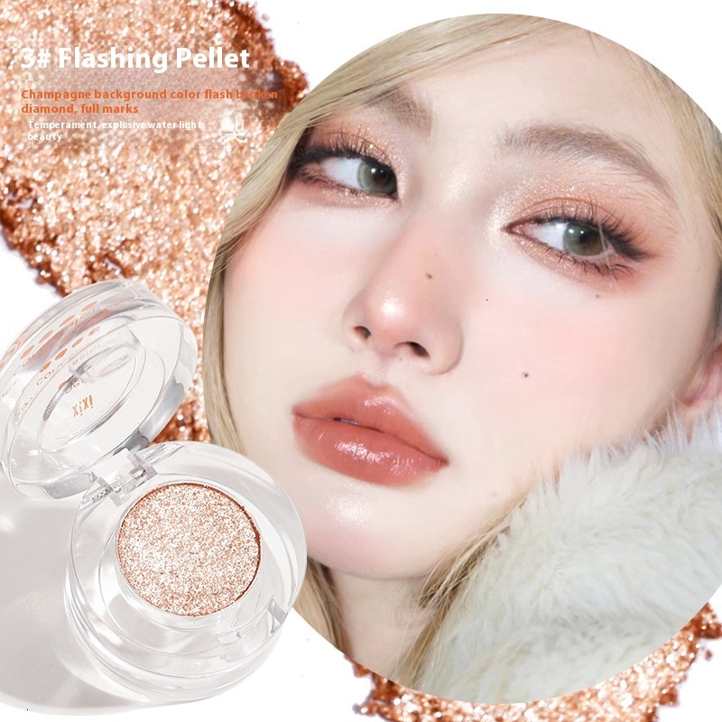 Silk-Textured Xixi Eye Shadow Duo in Mono Charcoal - Stellar Design with Metallic Luminous Hues Inspired by Celestial Beauty