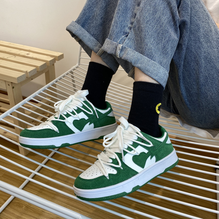 Comemore Women's Fashion Sneakers Girl Trend New Green Flat Casual Sports Designer Running Shoes Woman Spring Tennis Women