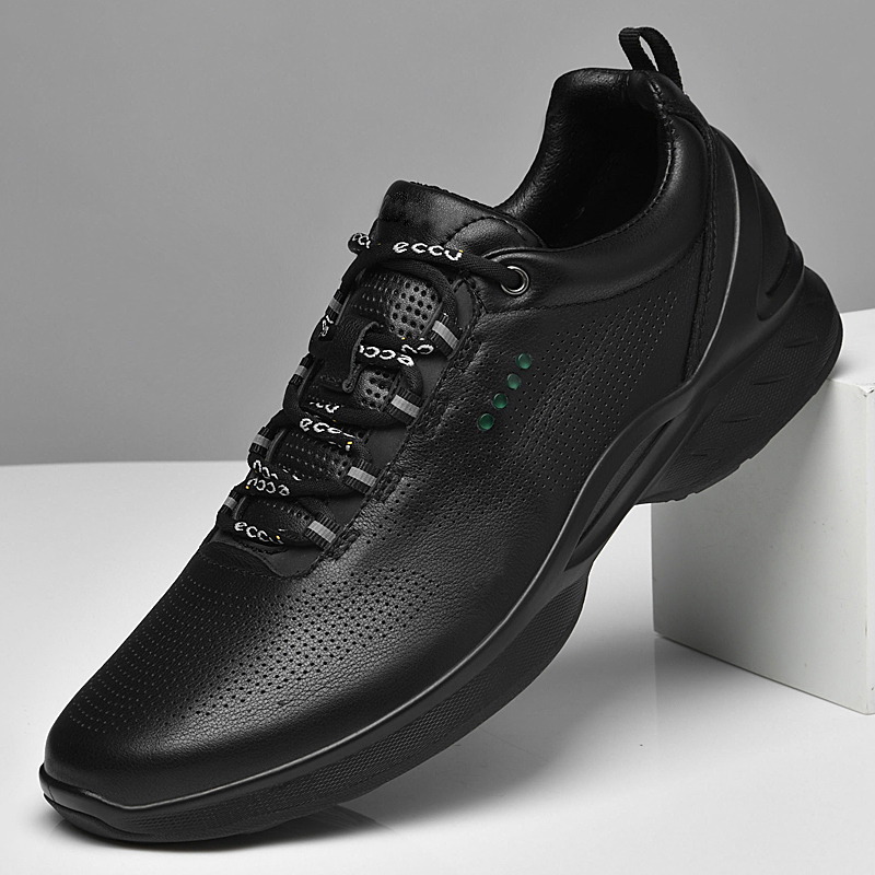 Luxury Brand Mens Sneakers Genuine Leather Men Casual Shoes Leisure Walk Male Outdoor Trainer Comfy Versatile Man Treking Shoes