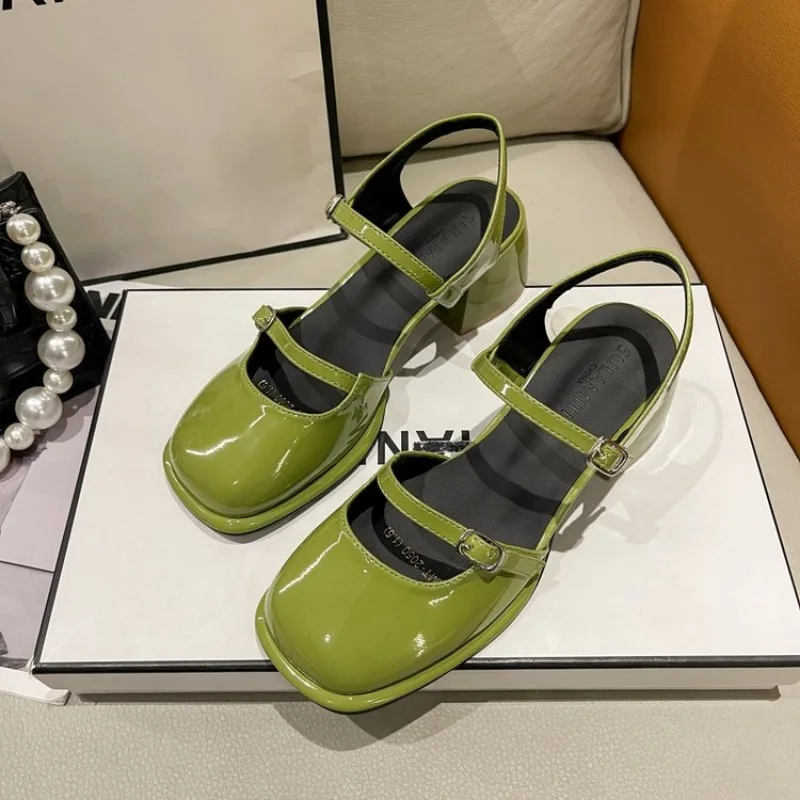 Non-slip Round Toe Sandals Ladies Casual 2023 Summer Hollow Beach Elegant Shoes Korean Fashion Party Shoes Design 2024