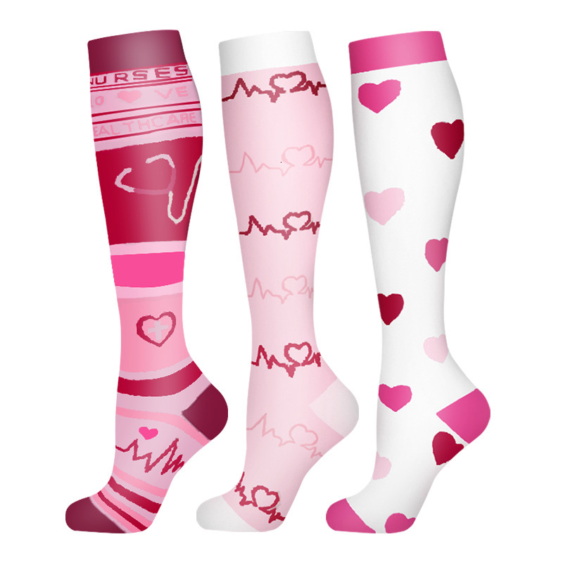 New Sock Set for Sports Long Pressure Socks, Compression Legs, Knee length