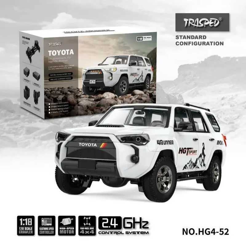 HG 1/18 Toyota Super Simulation Electric Model Simulates Sound Effects and Lighting Remote Control Toy RC Car Gift W240829