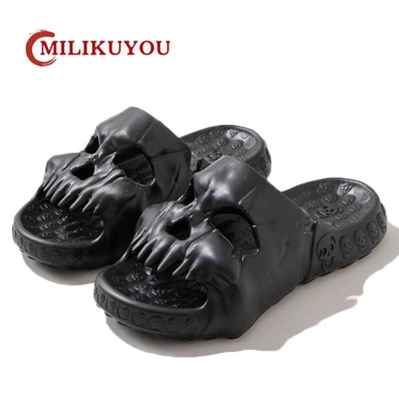 2023 summer skeleton mens slippers Easter slippers mens outdoor slippers CL240830