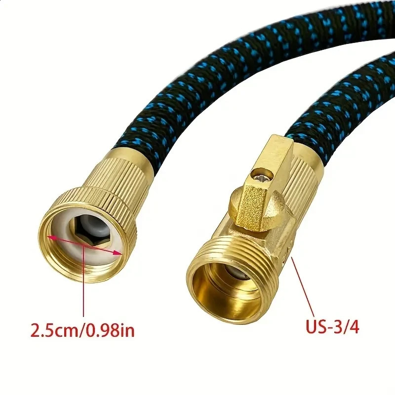 Garden hose high-pressure water gun US3/4 connector flexible magic telescopic hose car washing spray cleaning supplies 240829