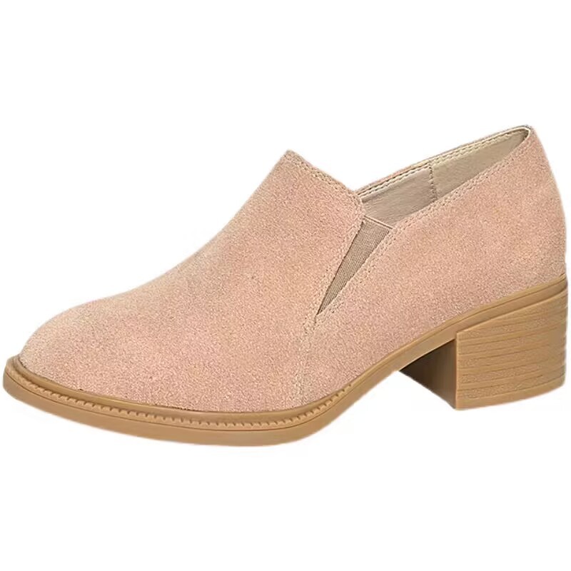 2025 new Fashion New Women's Spring and Autumn Ladies' Thick Bottom Lefse Platform Shoes High Heels zhanyishengli