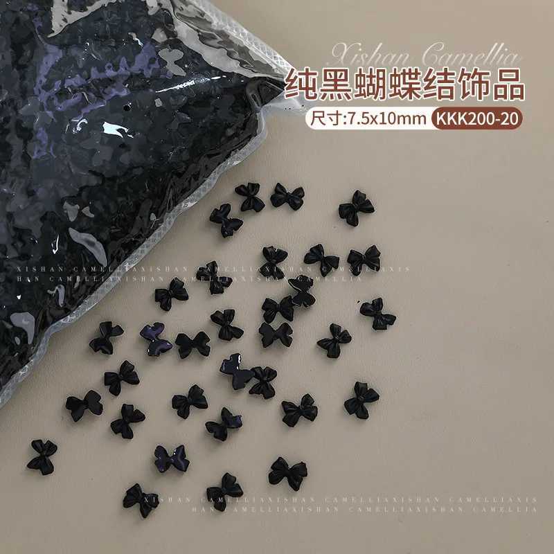 100 pieces of 6mm Aurora Butterfly Nail Art Charm Resin Kawaii Accessories Mini 3D Butterfly Nail Water Diamond DIY Nail Art Decoration W240829