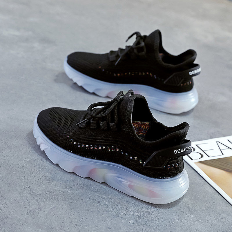 Women's Fashion Platform Sport Female Autumn New Breathable Outdoor Running Sneakers Lightweight Casual Tennis Shoes